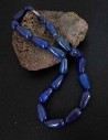 Collier lapis-lazuli pierres coniques