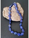 Collier lapis-lazuli gouttes