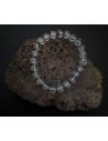 Bracelet quartz hematoide foncé pierres boules 10 mm