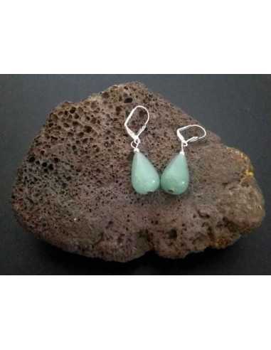 Boucles d'oreilles aventurine gouttes