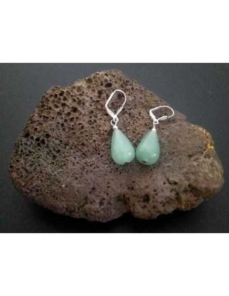 Boucles d'oreilles aventurine gouttes