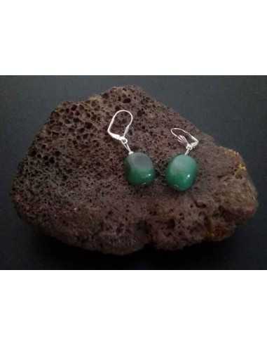 Boucles d'oreilles pierre aventurine