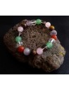 Bracelet chakras pierres naturelles boules 10 mm