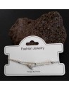 Bracelet fantaisie pendentif coeur et zircon