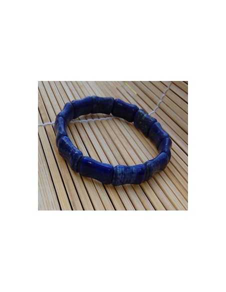 Bracelet lapis-lazuli géométrique