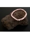 Bracelet jaspe rose pierres boules 6 mm