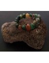 Bracelet agate indienne pierres dentelées