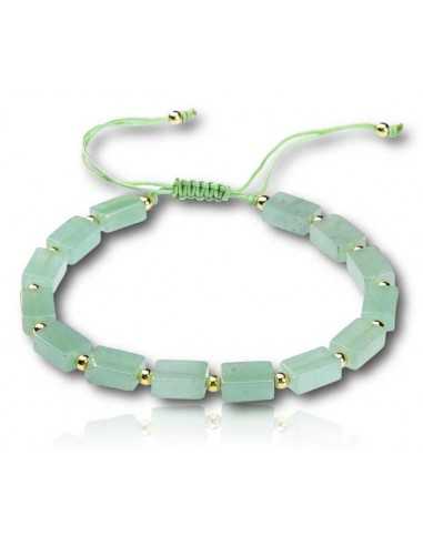 Bracelet pierre aventurine ajustable