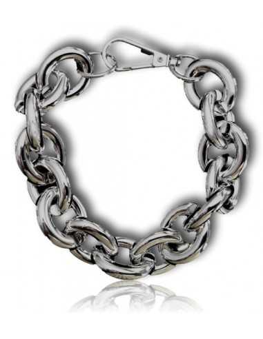 Bracelet grosse maille articulée tendance XXL