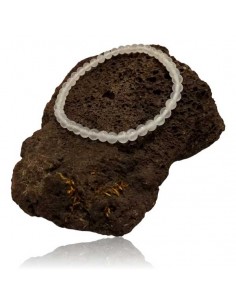 Bracelet opale pierres boules 4 mm
