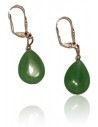 Boucles d'oreilles pierre aventurine gouttes