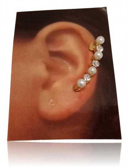 Bijoux d'oreilles perles et strass