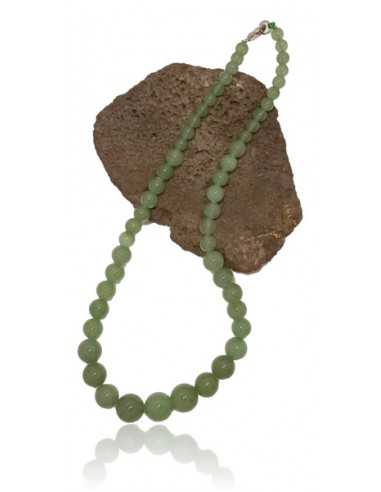 Collier aventurine boules dégradées