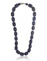 Collier lapis-lazuli pierres cubiques