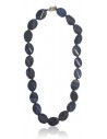 Collier lapis-lazuli ovales