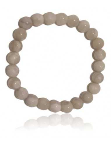 Bracelet pierre de lune boules 8 mm