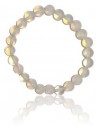 Bracelet opale pierres boules 8 mm