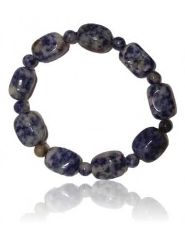 Bracelet sodalite pierres cubiques & boules