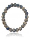 Bracelet sodalite pierre mate boules 8 mm