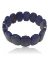 Bracelet lapis-lazuli ovale