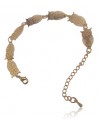 Bracelet motifs hiboux filigrane