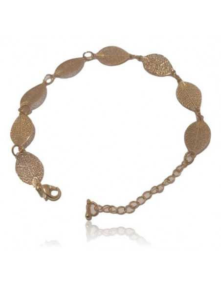 Bracelet fantaisie feuilles filigranes