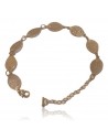 Bracelet fantaisie feuilles filigranes