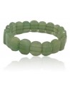 Bracelet aventurine pierres ovales plates