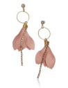 Boucles d'oreilles fleurs fantaisie pendantes