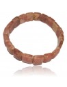 Bracelet rhodochrosite haut de gamme carrés 10 mm