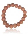 Bracelet rhodochrosite haut de gamme pierres boules 12 mm