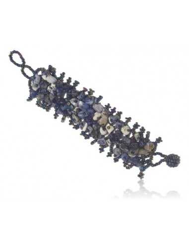 Bracelet sodalite manchette