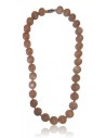 Collier pierre de soleil pierres boules 12 mm