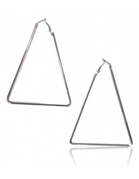 Créoles oversize géométriques triangle