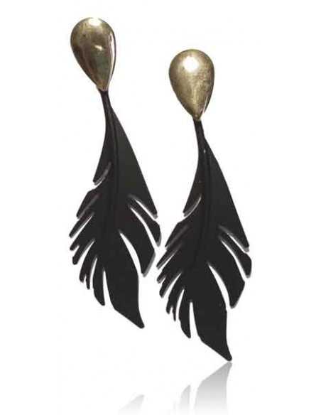 12 paires de boucles d'oreilles plumes pendantes fantaisie