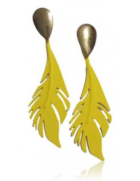 12 paires de boucles d'oreilles plumes pendantes fantaisie