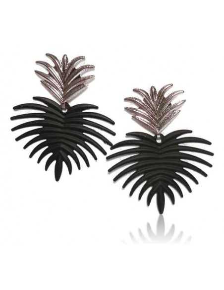 12 paires de boucles d'oreilles ananas graphique fantaisie