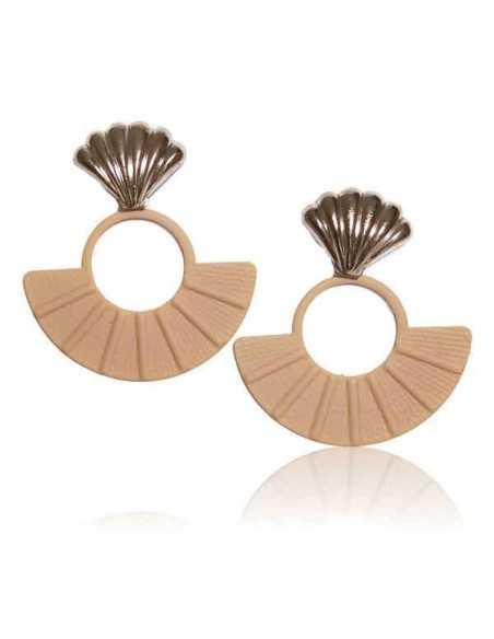 12 paires de boucles d'oreilles éeantails pendantes couleurs