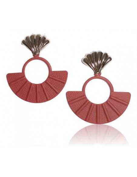 12 paires de boucles d'oreilles éeantails pendantes couleurs