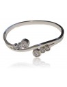 Bracelet acier dégradé de zirconiums
