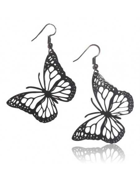 B.O fantaisie motif papillon pendantes