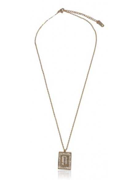 Collier acier inoxydable pendentif boîte inscription Forever