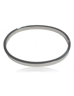 Bracelet jonc acier inoxydable sans motifs