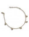 Bracelet acier pampilles boules