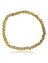 Bracelet citrine haute qualité pierres boules 4 mm