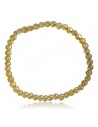 Bracelet citrine haute qualité pierres boules 4 mm