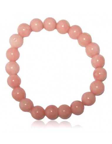 Bracelet corail de bambou pierres boules 10 mm
