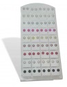 36 paires de B.O boules couleurs 5 mm sur présentoir
