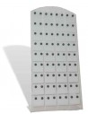 36 paires de B.O boules noires 3 mm sur présentoir