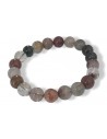 Bracelet lodolite pierres boules 10 mm